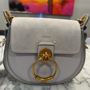 CHLOE TESS SHOULDER BAG WITH BRAIDED STRAP